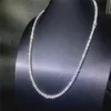 USA Hot Product 925 Silver Tennis Necklace Chain VVS Diamond Jewelry Moissanite Tennis Chain