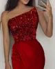 Casual Dresses Elegant Women's 2023 Summer Sexy Bandeau Contrast Sequin Split Thigh Plain Sleeveless Skinny Midi Party Dress