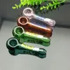 Hookahs new Europe and Americaglass pipe bubbler smoking pipe water Glass bong Color letter logo glass pipe