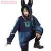 アニメの衣装Tighnaricyno Hoodies Cosplay Game Genshin Impact Full Set Tighnari Come Cyno Daily Hoodies Z0301