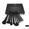 Makeup Brushes Low Price 11Pcs/Set Elf Brush Set Face Cream Power Foundation Mtipurpose Beauty Cosmetic Tool With Box Drop Delivery Dhbwi