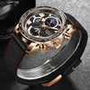 Wristwatches Relogio Masculino LIGE Wrist Watch For Men Luxury Waterproof Sports Watches Erkek Kol Saati Moon Male Clock Uhren Herren