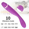 Vibratorer G Spot Vibrator Finger Dildo Clitoris Stimulator Vagina Vibrat för nybörjare Masturbator Massager Sex Toy Women 18 230307