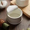 Bowls White Creative Shape Ceramic Bowl Pudding Dessert Soup Home Kitchen Tableware Bread Cake Plate Decorative