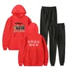 Sweats à capuche pour hommes Haikyuu hommes 2 pièces ensemble sweat pantalon costume de sport printemps et automne vêtements de sport