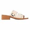 kwaliteit top dames sandalen slippers dikke zolen schoenen platte houtachtige muilezels