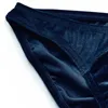 Herren Badebekleidung Velvet Herren Briefs Unterwäsche sexy Badebekleidung Schwimmstämme DM Hip Push Up Shorts Gay Bikini für Männer Strand Badeanzug Sissy Panties W0306