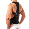 Bandes de résistance Réglable Posture Magnétique Soutien du Dos Correcteur Ceinture Bande Ceinture Brace Épaule Sangle Lombaire Soulagement de la Douleur Posture Taille Tondeuse 230307