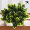 Fleurs décoratives 39Styles Vert Floqué Plantes Succulentes Artificielles Maison Jardin Chambre El Noël Halloween Fête De Mariage Décor Faux