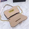 Mode dameszak ontwerper handtas veelzijdige ketting schoudertas koehide buckle accordeon tas xiaoqing nieuwe messenger tas horizontale vierkante messengerzak