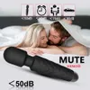 Vibrateurs Vibromasseur puissant godes sans fil AV bâton baguette magique pour les femmes stimulateur de Clitoris masseur de point G masturbateur jouets sexuels adultes 230307