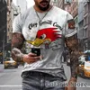 T-shirts pour hommes Été Hommes Chemise Clay Smith Cams Imprimer Moto Racing Surdimensionné Streetwear Survêtement Casual Manches Courtes Vintage Tees Tops