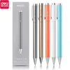 Gelpennor Xiaomi Deli Metal Gel Pen Rollerball Caneta Ballpoint 05mm Signering Pennor för kontorsstudenter Business Stationary Supplies J230306