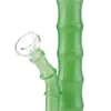 6.4-Inch Jade Green Bamboo Mini Hookah Bong - 10mm Female Joint for Stylish Smoking