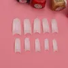 Faux Ongles Nail Tips Faux Cover Tip Full French Manucure Press Extension Toenail Flat Acrylic Extra Square On