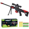 Pistola a proiettile morbida manuale può sparare proiettili di schiuma di eva pistola giocattolo per bambini Barrett Sniper Gun
