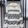 Kadın Hoodies Sweatshirts Sonbahar ve Kış Yarım Fermuarı Baskılı Külkü Peluş Kadın Kazak Ceket 230307