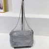 Avondtassen Fashion Diamonds Rhinestones Schouder Women Glanzende tasjes Handtassen voor tas voor winkels in de buitenlucht