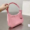Top-Quality Fashion Hobo Bag Luxury Designer Handbag Nylon Shoulder Strap Tote Purse Metal Pendant Shoulders Bags Mini Wallet Women Handbags