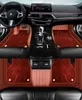 Tapijten Echte lederen autovloemmatten voor BMW X5 E70 2008-2013 Alfombrilla's Coche Tapis de Sol Voiture Tapes Para Carro Accessoires R230307