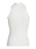 Kvinnors tankar Camis Twotwinstyle Sexig Cut Out Vest för kvinnor Rund krage ärmlös solid minimalistisk stickvästar kvinnliga sommarkläderstil 230307