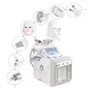 Máquina de limpieza de la piel con chorro de oxígeno y agua, máquina facial de dermoabrasión con agua, exfoliación por RF, máscara LED para salón