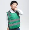 Детская защитная одежда Студент Студент Рефлексивный жилет Дети Пресстительные жилеты с высокой видимостью предупреждение