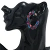 Boucles d'oreilles pendantes européennes et américaines, feuille d'acétate ondulée, léopard acrylique pour femmes, Aretes De Mujer, 2023