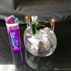 Raucherzubehör Farbige Blumenbeete Shisha-Glasbongs-Zubehör Glas