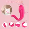 Vibratori Wireless Bluetooth Dildo Vibratore Giocattoli del sesso per le donne Remote APP Dual Control Wear Vibrante Vagina Ball Mutandine Giocattolo Adulto 18 230307