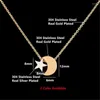 Pendentif Colliers En Gros Mignon Lune Étoile Collier Pour Femmes Longue Chaîne Ras Du Cou Bohême Collier Bijoux Cadeau De Noël