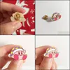 Pins Brooches 10Pcs Hard Enamel Pin Cool Bag Lapel Pins And Sleepy Hat For Character Video Game Cute Metal Badge Gifts Drop Deliver Dh5Iu