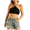 Damestanks schoonheid terug ijs zijden halter bijgesneden tube top streetwear vrouwelijk camis gewatteerde bralette ondergoed ondergoed mouwloze volledige beker beha tank