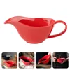 Miski Sos Sos Pitcher Ceramic Boat Creamer Bowl Miska Miska Przegląd Mini wylewka syrop kuchenna Kawa Dippenser Dispenser