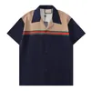 2023 Mens Shirts Streetwear Hawaiian Shirt Print Beach Tops Summer Thin Tops Short Sleeve Male Clothing