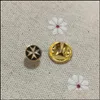 Pins Brooches 100Pcs Factory Wholesale Custom Pins Small Round Cute Masons Maltese Cross Lapel Pin Badge Brooch Masonic Masonary Dr Dhrxv