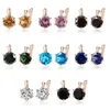 Charm Shuangr AAA CZ Element Stud -oorbellen voor vintage Crystal Earrings Statement Wedding Women G230307