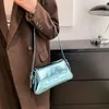 Kvällspåsar patentläder designer väska handväska mode armhåla för kvinnor 2023 lyxiga svarta axel damer märken tote clutch chic