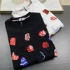 후드 남성 스웨터 디자이너 스웨터 긴 소매 tshirt 남성 여성 운동복 수 놓은 까마귀 풀오버 재킷