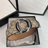 Cintura firmata Cinture in vera pelle Larghezza 4 cm Lettere scozzesi per uomo Donna Fibbia liscia classica Colore nastro oro