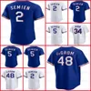 5 Corey Seager Baseball Jersey 34 Nolan Ryan Marcus Semien Brad Miller Texas Yerry Rodriguez Jon Gray Adolis Garcia Mark Mathias Nathaniel Lowe Maillots Hommes 53