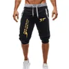 Mäns shorts Mens Workout Running Shorts Soft 3/4 byxor Gym JOGGERS KORT SVÄTTER Män Sport Shorts 230307