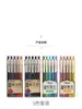 Stylos Gel 5pcs Vintage Couleur Stylos À Encre Set Quickdry Highlight Écriture 05mm Stylo À Bille Journal Dessin Marqueur Liner Art DIY École J230306