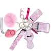 Sécurité Autodéfense Porte-clés Ensemble pour Femmes Fille Alarme Personnelle Mini Produit Multi Genshin Impact Accessoires Emo Cadeau De Noël H1250F