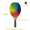 Tennisracketar 100% Full Carbon Fiber Beach Tennis Racket Comewin Rough Surface No Glass Fiber With Cover Bag One OverGlue Gift High Quality 230307