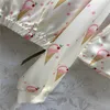 23SS Cotton Women Designer مجموعات سراويل من قطعتين مع آيس كريم فتيات الفتيات العلامة التجارية ميلانو رنواي جيرسي الركض على جاكيتات السترة الخارج