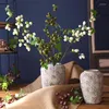 装飾的な花人工植物オリーブフルーツブランチ90cm/35.4in新​​鮮な牧歌的なスタイルホームデコレーションリビングルームテーブル