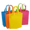 Borsa pieghevole colorata Tessuto non tessuto Borse per la spesa pieghevoli Riutilizzabili Ecofriendly Ladies Storage jllgHe sinabag