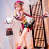アニメの衣装uwowo yanfeiコスプレホットゲームジェンシンインパクトカム賢明な無実かわいいyan fei衣装Z0301