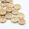 50Pcs Bottoni in legno naturale a 2 fori fatti a mano con amore Bottone in legno per Scrapbooking Craft Abbigliamento per bambini fai-da-te Accessori per cucire